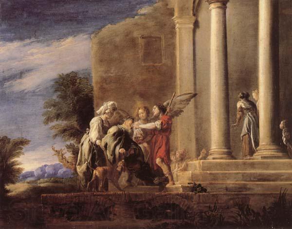 FETI, Domenico The Healing of Tobit France oil painting art